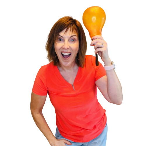 Kris Ward holding a lightbulb