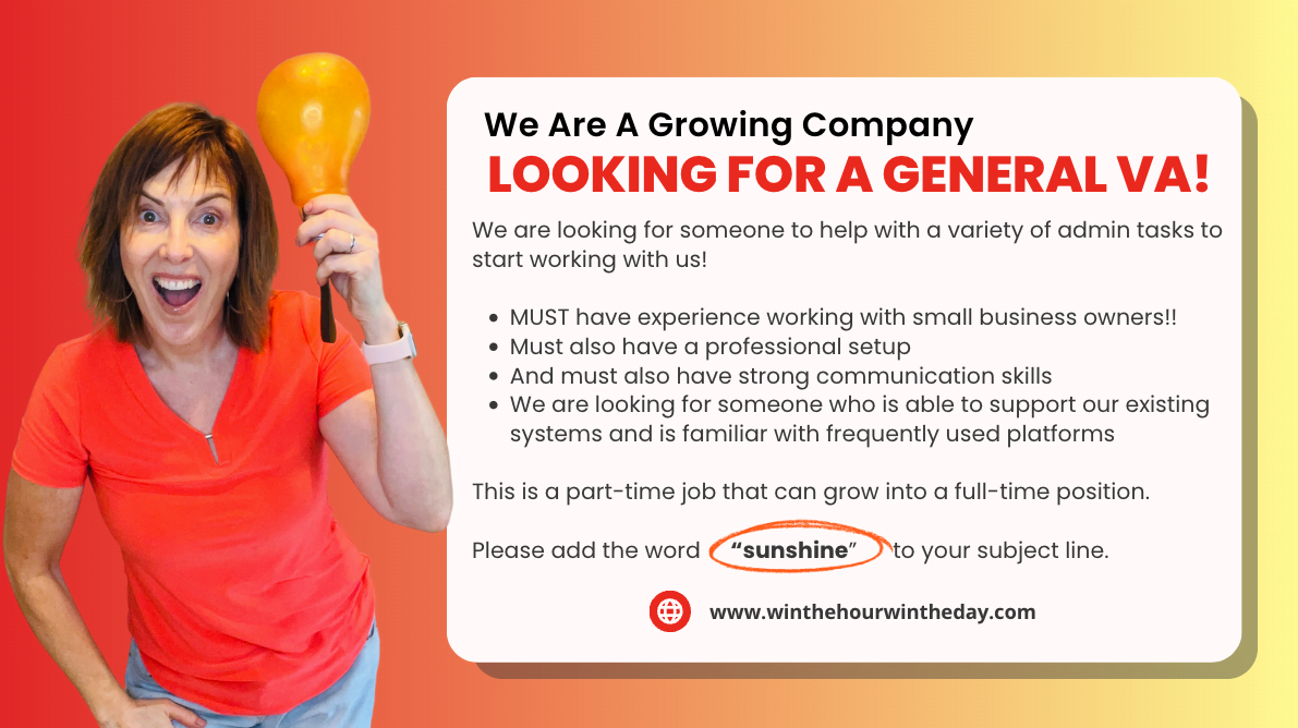 Streamlined Hiring Process Concise Job Post Sample