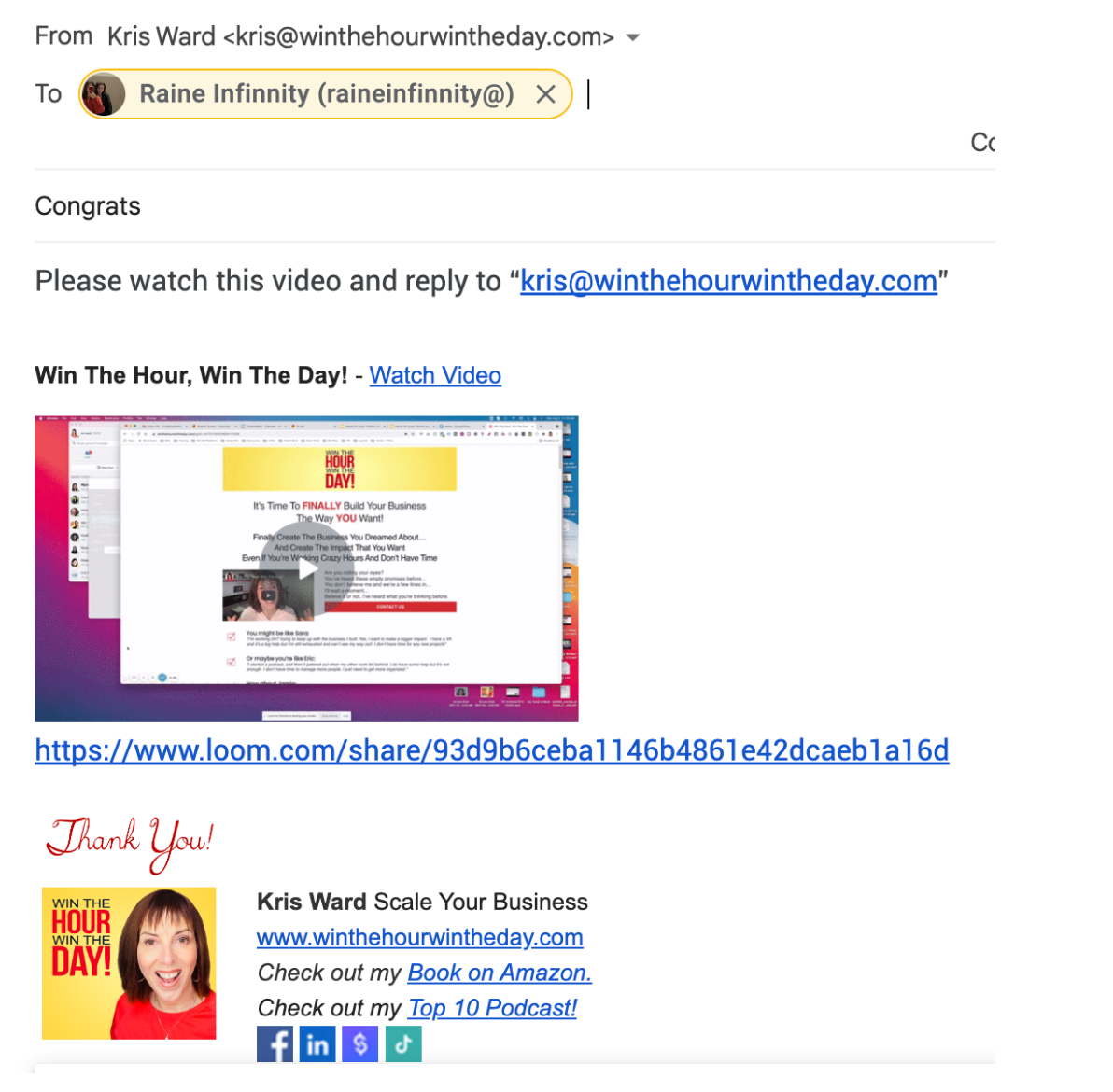 VA Applicants Win Test Email