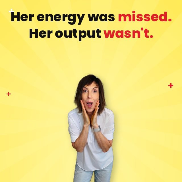 What happens when a key team member leaves, her energy was missed, her output was not